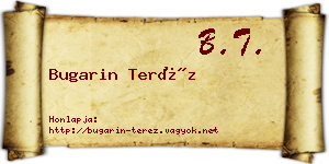 Bugarin Teréz névjegykártya